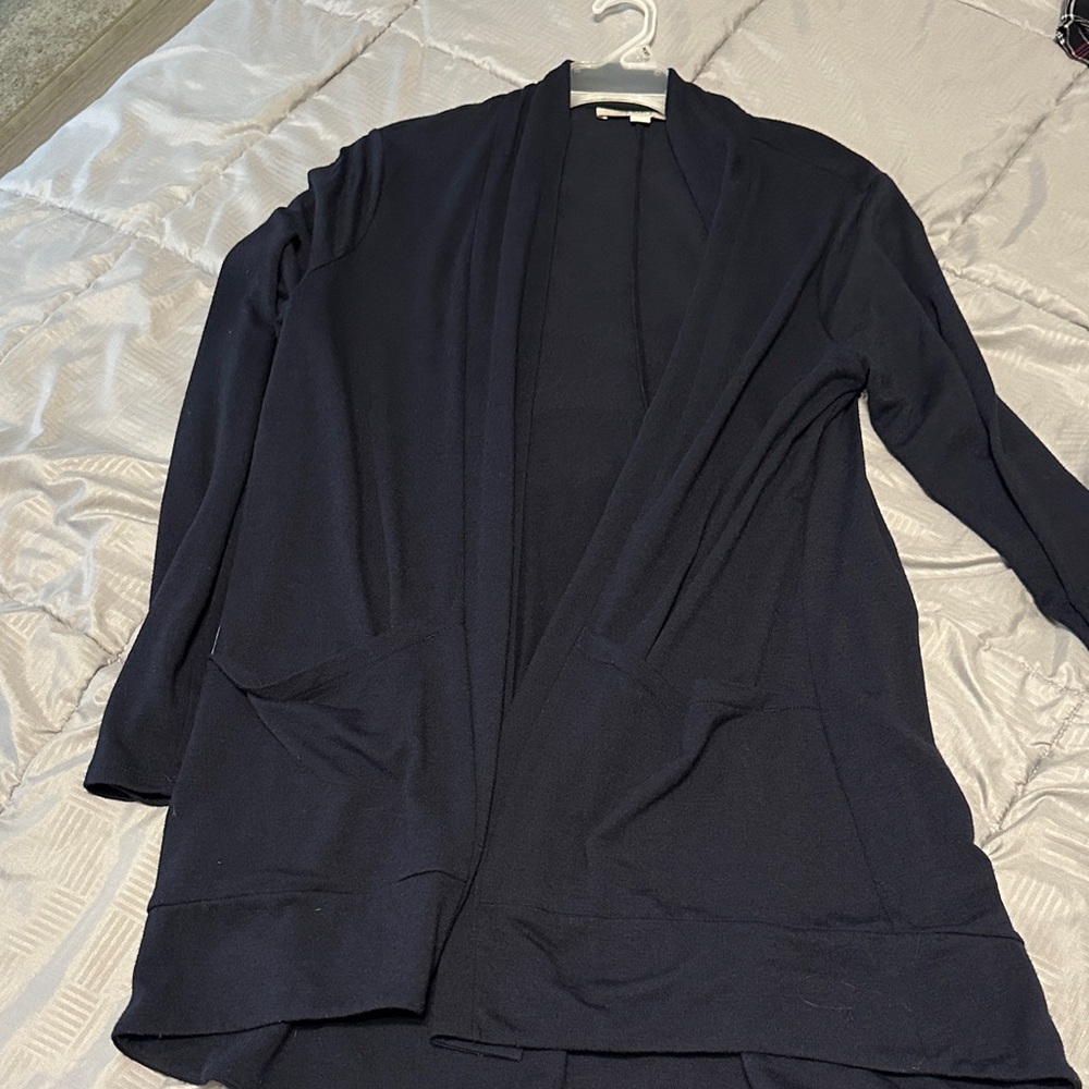 LOFT Navy Women's Cardigan